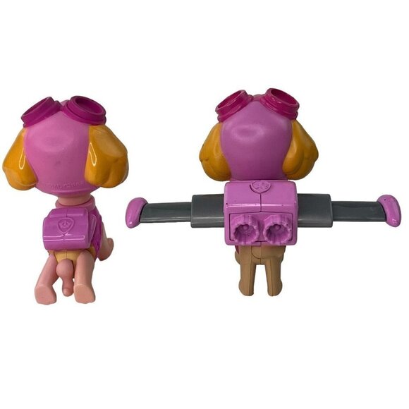 Paw Patrol SML 16622 Mission Skye Police Dog Puppy Pink Jet Pack Flying Toy Lot - Picture 8 of 13
